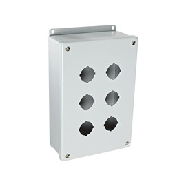 BOTONERA 6 PUNTOS 30MM NEMA 12/13