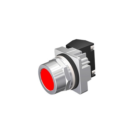 BOTON PULSADOR ROJO 30MM 1NA NEMA 3R, 4X, 12