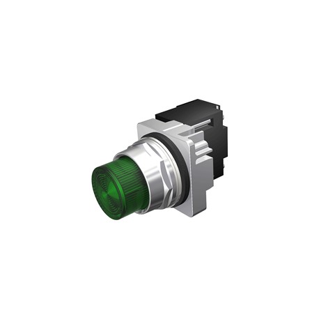 LUZ PILOTO VERDE 30MM INCANDESCENTE 120V AC NEMA 3R, 4X, 12