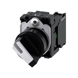 SELECTOR ILUMINABLE 22MM 2 POSICIONES O-I SOSTENIDO 1NA