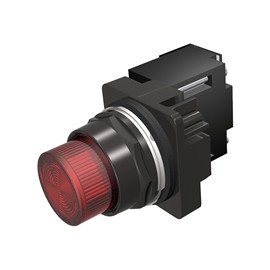 LUZ PILOTO ROJA 30MM INCANDESCENTE 120V AC/DC EPOXI ANTICORROSION NEMA 3R, 4X, 12
