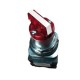 SELECTOR ROJO ILUMINADO 30MM 120V 2 POSICIONES COMPLETO NEMA 3R,4X,12,13
