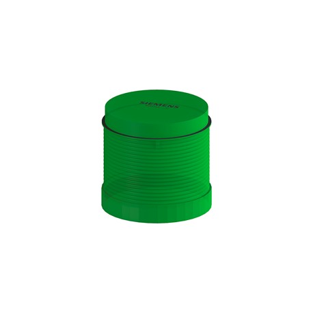 BALIZA 70MM CON LED INTEGRADO, LUZ CONTINUA, VERDE, 24 V CA/CC
