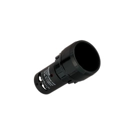 BOTON PULSADOR NEGRO 22MM 1NA+1NC PLASTICO