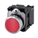 BOTON PULSADOR ROJO 22MM 1NC METALICO