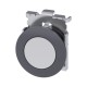 BOTON PULSADOR BLANCO 30MM METALICO ANILLO FRONTAL