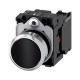 BOTON PULSADOR NEGRO 22MM 1NC METALICO