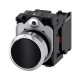BOTON PULSADOR NEGRO 22MM 1NC METALICO