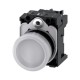 LAMPARA DE SENALIZACION 22MM REDONDO PLASTICO BLANCO 24V AC/DC