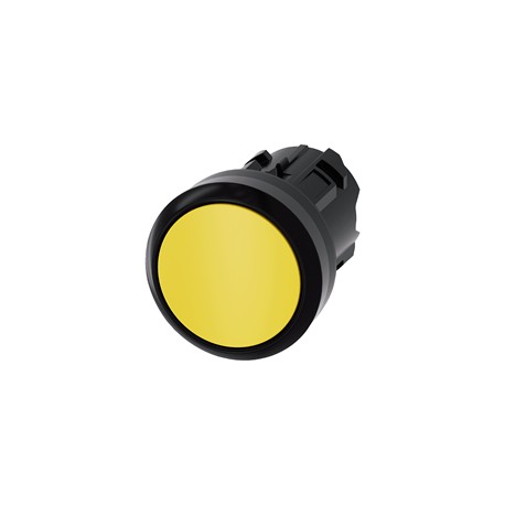 BOTON PULSADOR AMARILLO 22MM PLASTICO