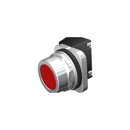 BOTON PULSADOR ROJO 30MM METALICO NO ILUMINADO