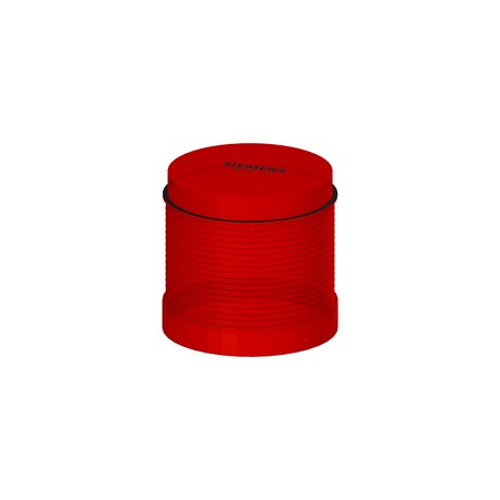 BALIZA 70MM CON LED INTEGRADO, LUZ CONTINUA, ROJO, 24 V CA/CC