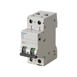 PASTILLA INTERRUPTOR PARA RIEL DIN 5SL 2X4A 6KA 250/440V