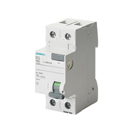 INTERRUPTOR DIFERENCIAL, TIPO AC, 30MA 2X25A 10KA/400V