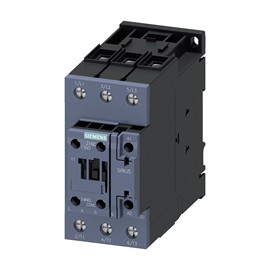 CONTACTOR SIRIUS 3RT2036 S2 15HP 220V, 40HP 440V, 50A BOBINA 20...33V AC/DC 1NA+1NC