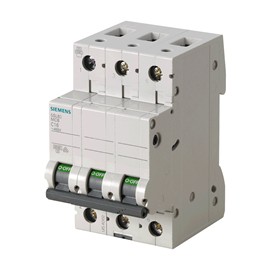 PASTILLA INTERRUPTOR PARA RIEL DIN 5SL 3X10A 6KA 250/440V