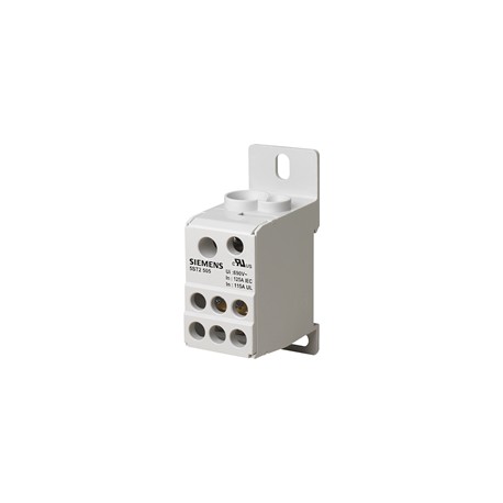 BLOQUE DE DISTRIBUCION 125A 690V ENTRADA 1X8-2AWG+1X14-4AWG, SALIDA 6X14-4AWG