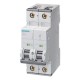 PASTILLA INTERRUPTOR PARA RIEL DIN 5SY 2X10A 6KA 230/440V