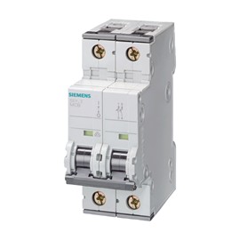 PASTILLA INTERRUPTOR PARA RIEL DIN 5SY 2X10A 6KA 230/440V