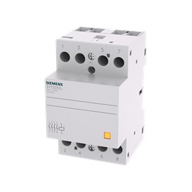 CONTACTOR INSTA CON 4 CONTACTOS NA CONTACTO P. 230, 400 V AC 63A CONTROL 230 V AC
