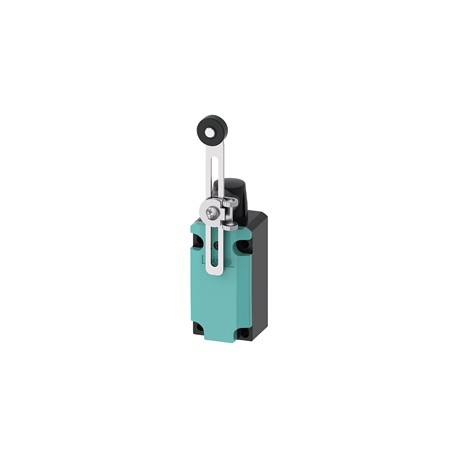 INTERRUPTOR LIMITE PALANCA DE RODILLO C/LONGITUD AJUSTABLE  CAJA METALICA 40mm 1NA/1NC