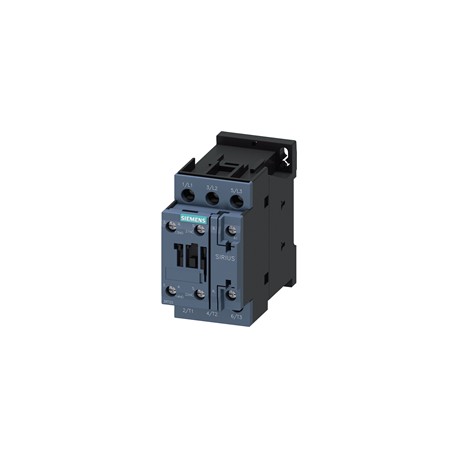 CONTACTOR SIRIUS 3RT2026 S0 7.5HP 220V, 15HP 440V, 25A BOBINA 120V AC 1NA+1NC