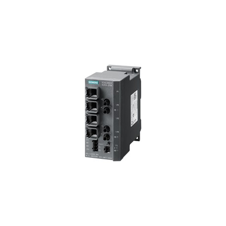 SCALANCE X204-2FM, FO MONITORING MANAGED IE SWITCH, 4 PUERTOS RJ45 10/100 MBITS/S, 2 BFOC MULTIMODO