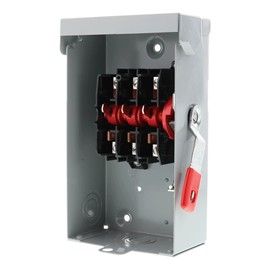 INTERRUPTOR DE SEGURIDAD 3 X 60A 240V NEMA 1 S/PORTA FUSIBLE