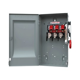 INTERRUPTOR DE SEGURIDAD 3 X 30A 600V NEMA 1 S/PORTA FUSIBLE