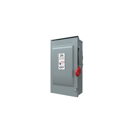 INTERRUPTOR DE SEGURIDAD 3 X 60A 600V NEMA 1 S/PORTA FUSIBLE
