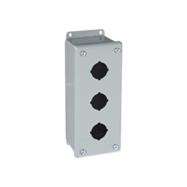 BOTONERA 3 ORIFICIOS 30MM NEMA 12/13